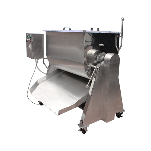 may-tron-thit-80kg Máy trục nằm ngang trộn thịt làm lạp xưởng 80kg
